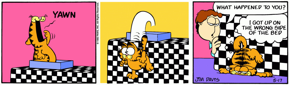 Garfield, May 17, 1982