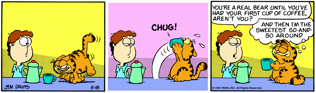Garfield, May 18, 1982