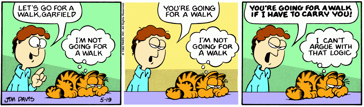 Garfield, May 19, 1982