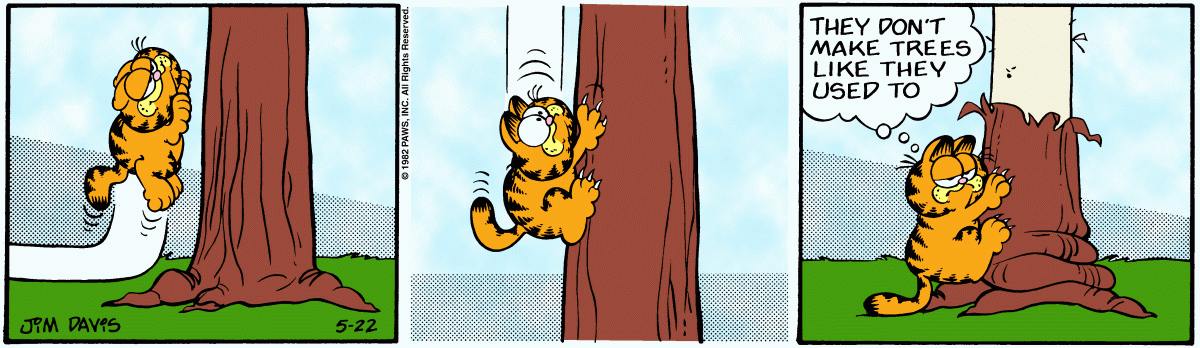Garfield, May 22, 1982