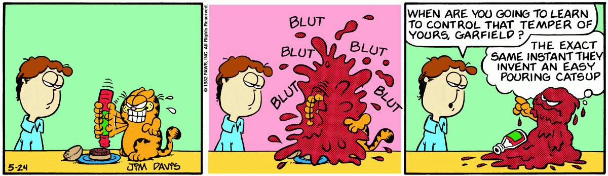 Garfield, May 24, 1982