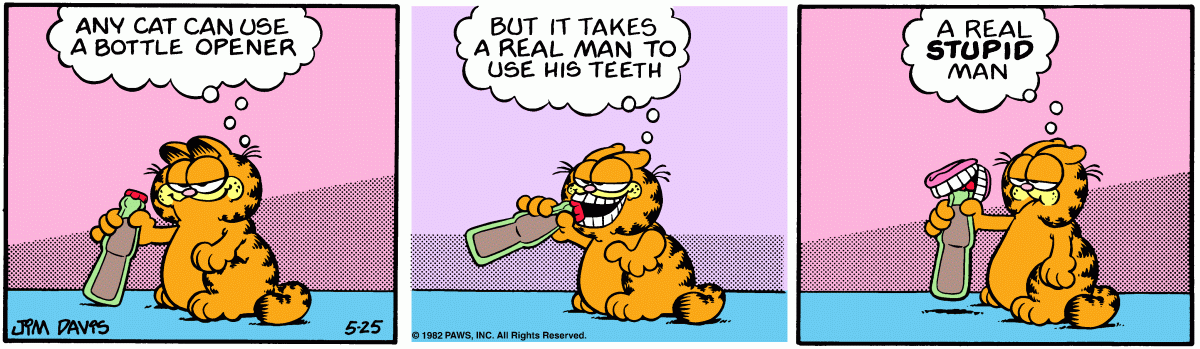 Garfield, May 25, 1982