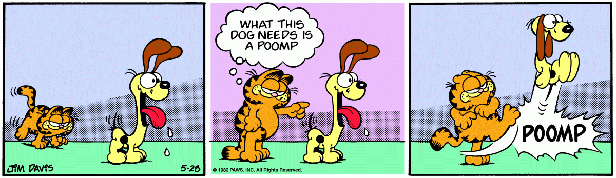 Garfield, May 28, 1982
