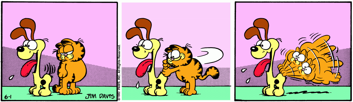 Garfield, June 1, 1982