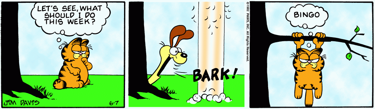 Garfield, June 7, 1982