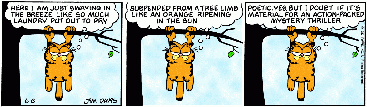 Garfield, June 8, 1982