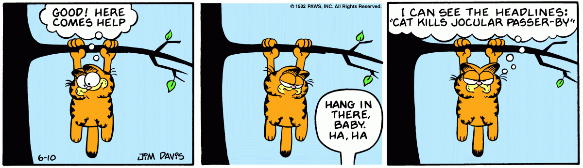 Garfield, June 10, 1982