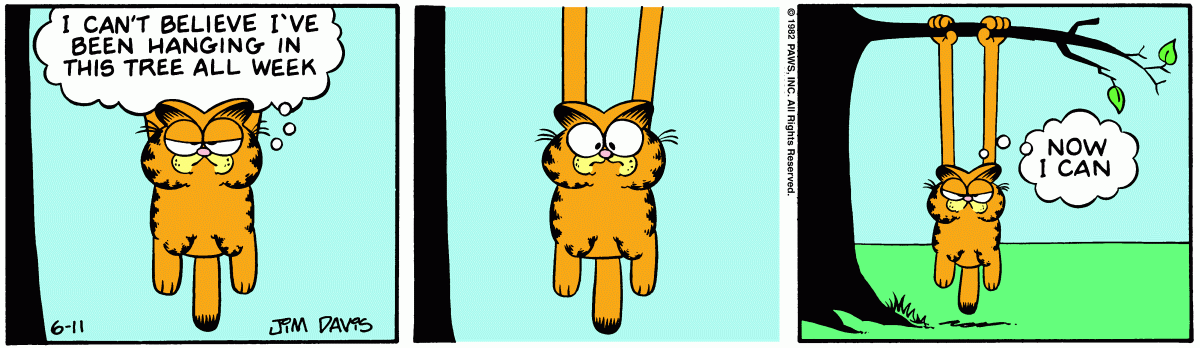 Garfield, June 11, 1982