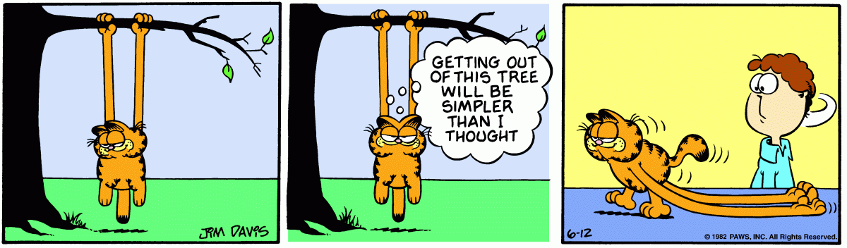 Garfield, June 12, 1982