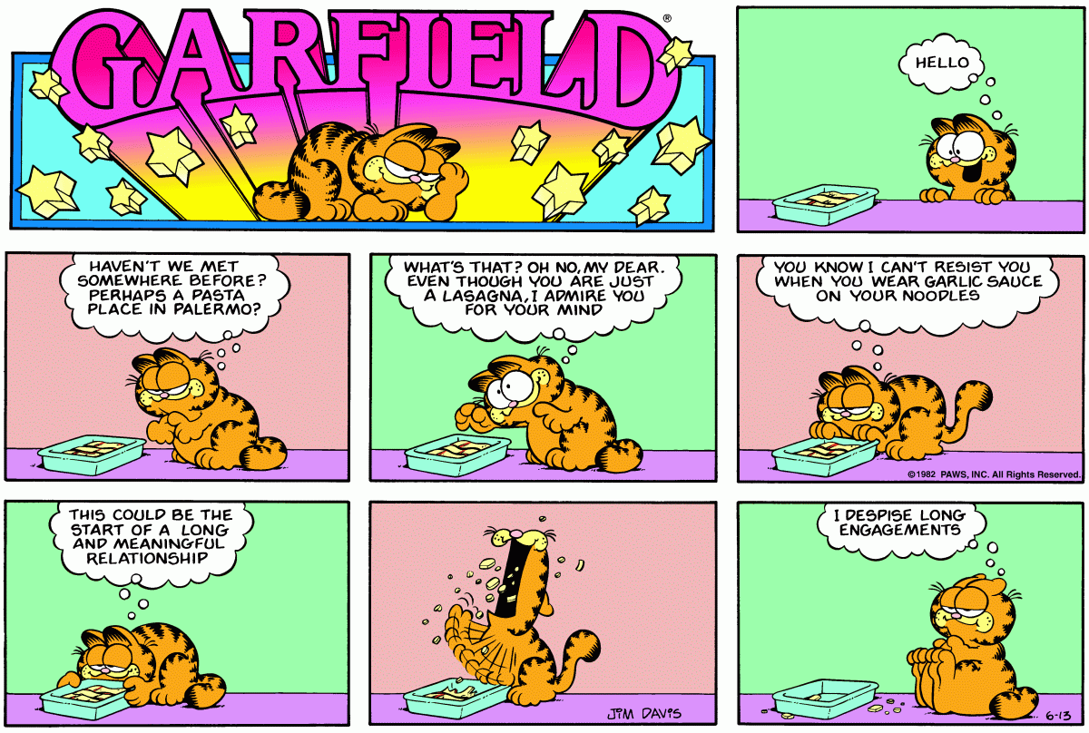 Garfield, June 13, 1982