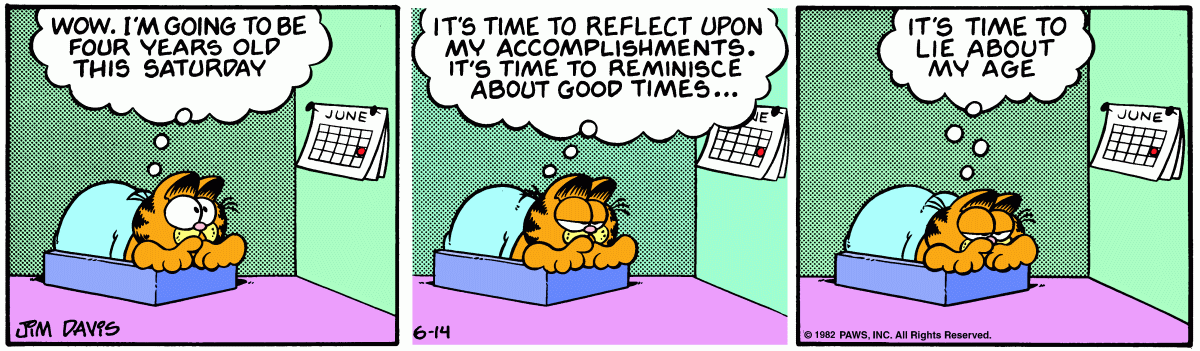 Garfield, June 14, 1982
