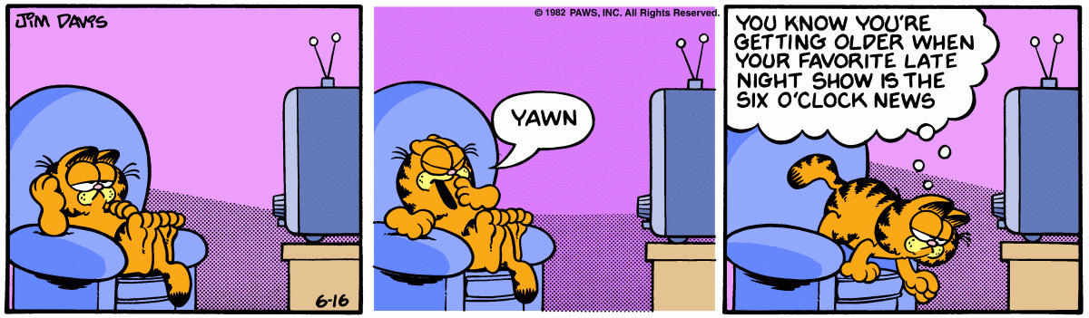 Garfield, June 16, 1982