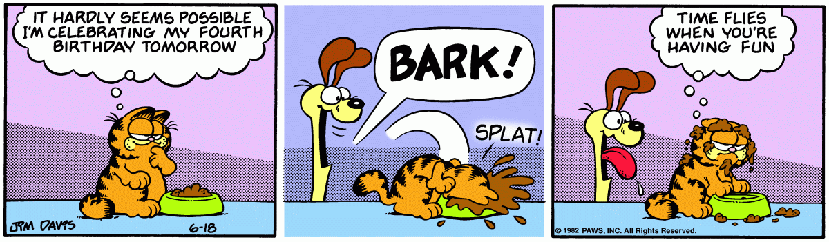 Garfield, June 18, 1982