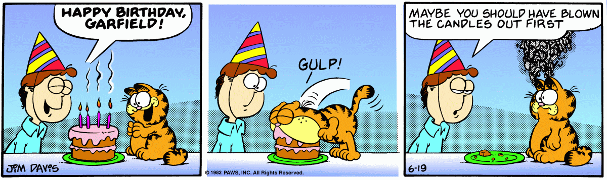 Garfield, June 19, 1982