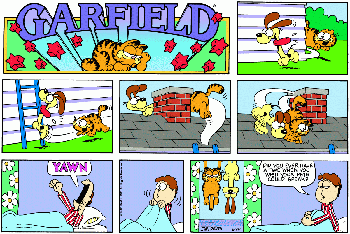 Garfield, June 20, 1982