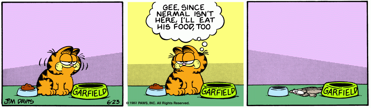 Garfield, June 23, 1982