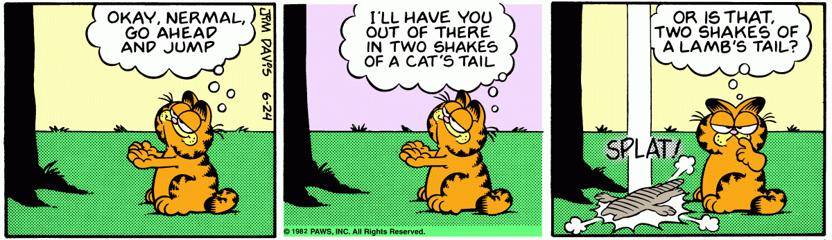 Garfield, June 24, 1982