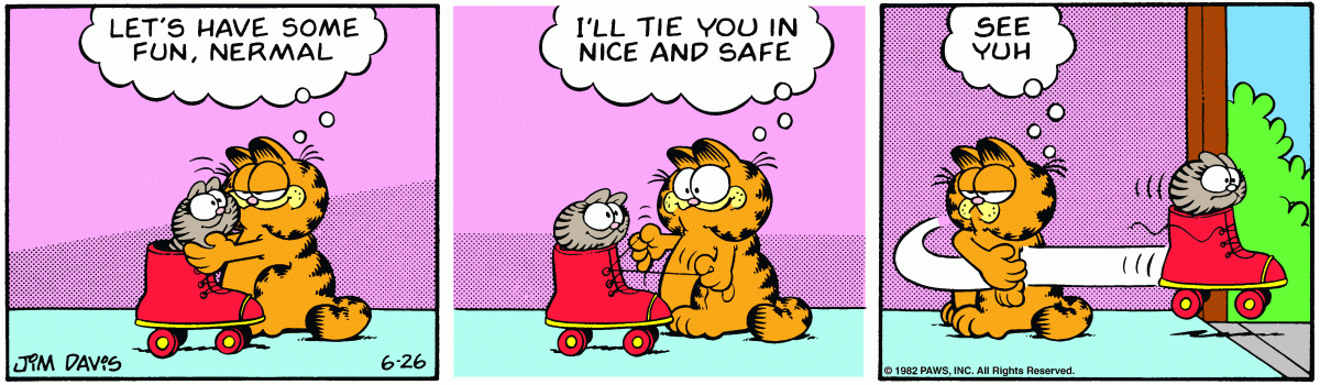 Garfield, June 26, 1982