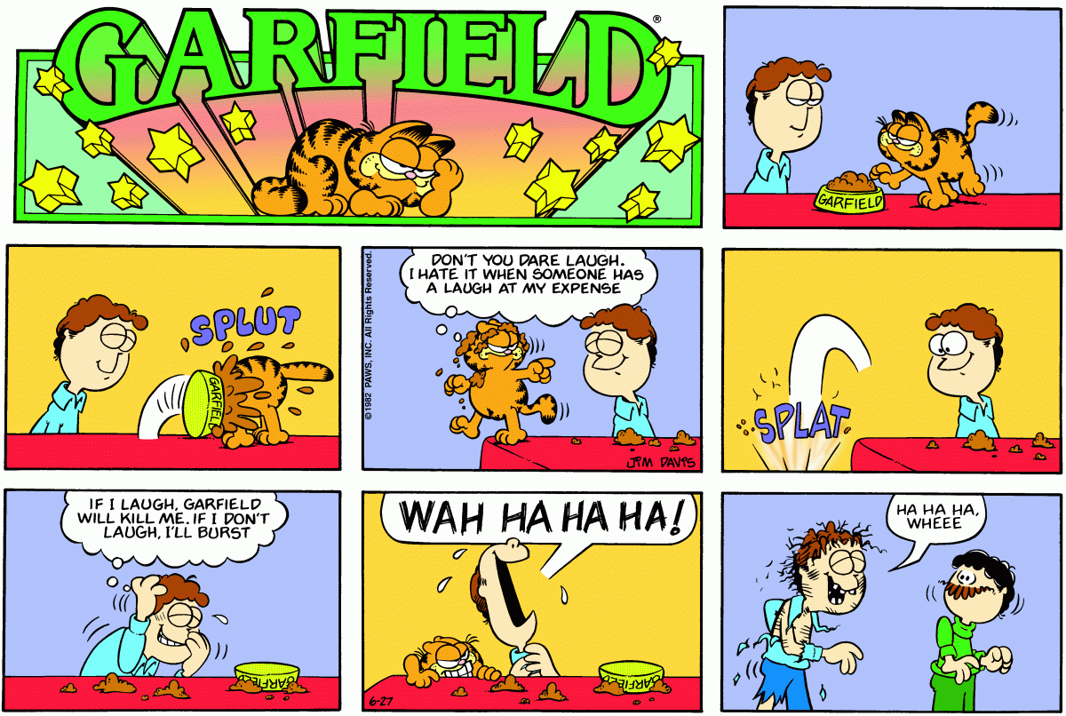 Garfield, June 27, 1982