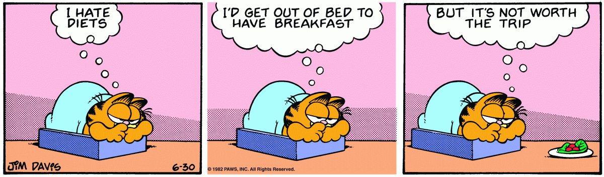 Garfield, June 30, 1982