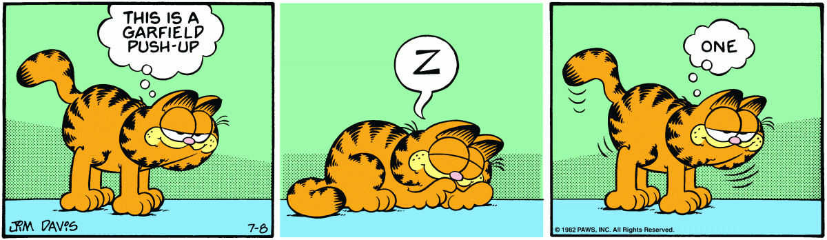 Garfield, July 8, 1982