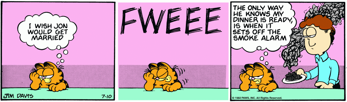 Garfield, July 10, 1982