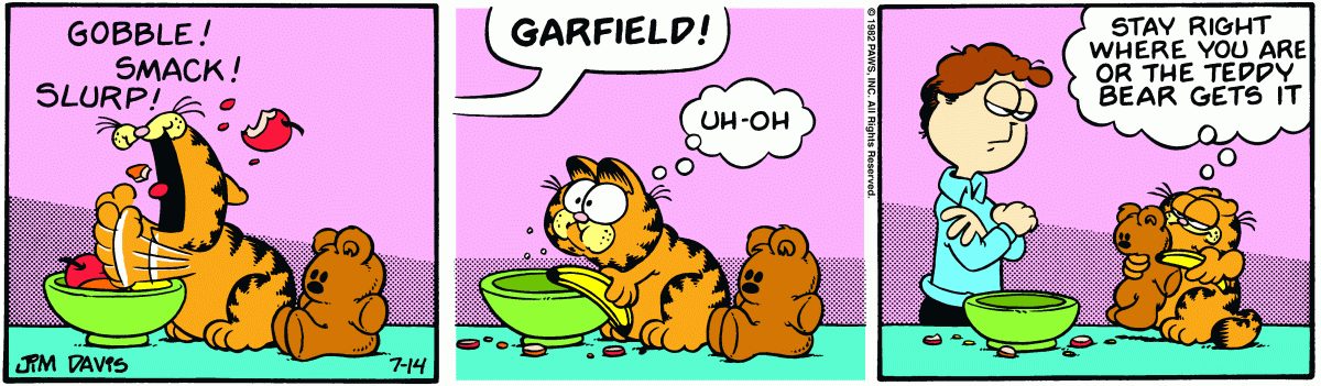 Garfield, July 14, 1982