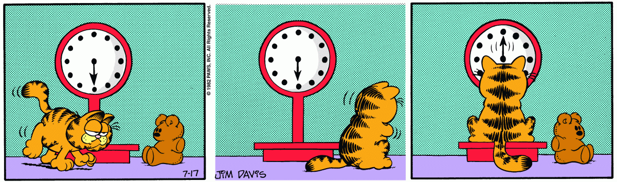 Garfield, July 17, 1982