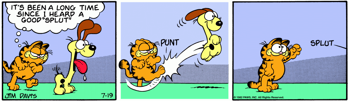 Garfield, July 19, 1982