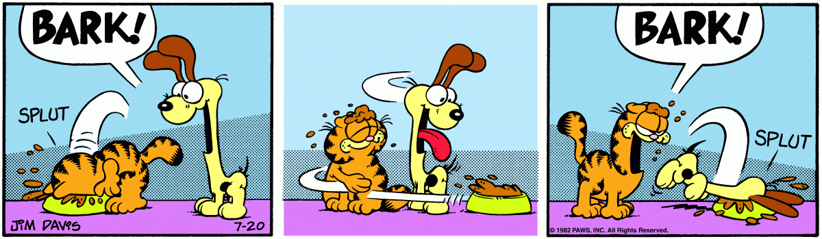 Garfield, July 20, 1982