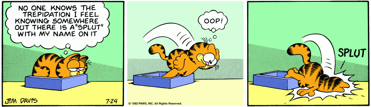 Garfield, July 24, 1982