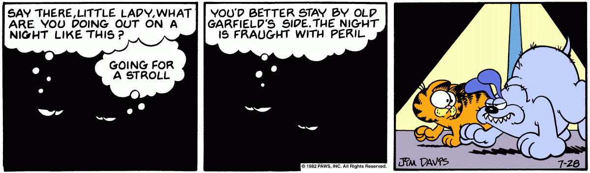Garfield, July 28, 1982