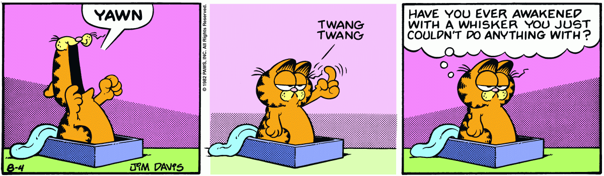 Garfield, August 4, 1982