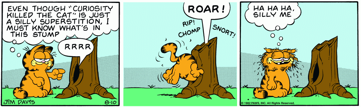 Garfield, August 10, 1982