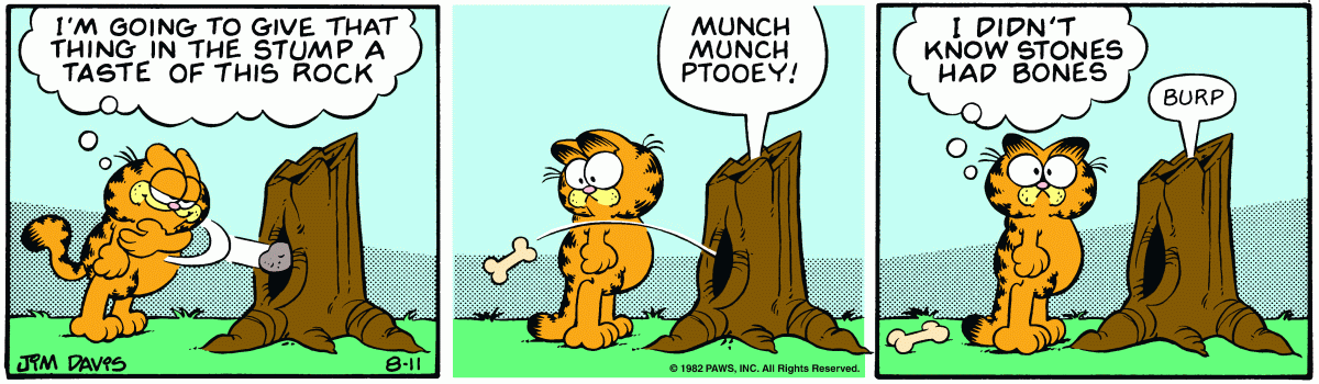 Garfield, August 11, 1982