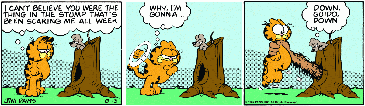 Garfield, August 13, 1982
