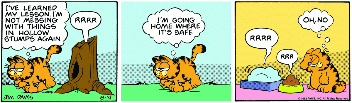 Garfield, August 14, 1982