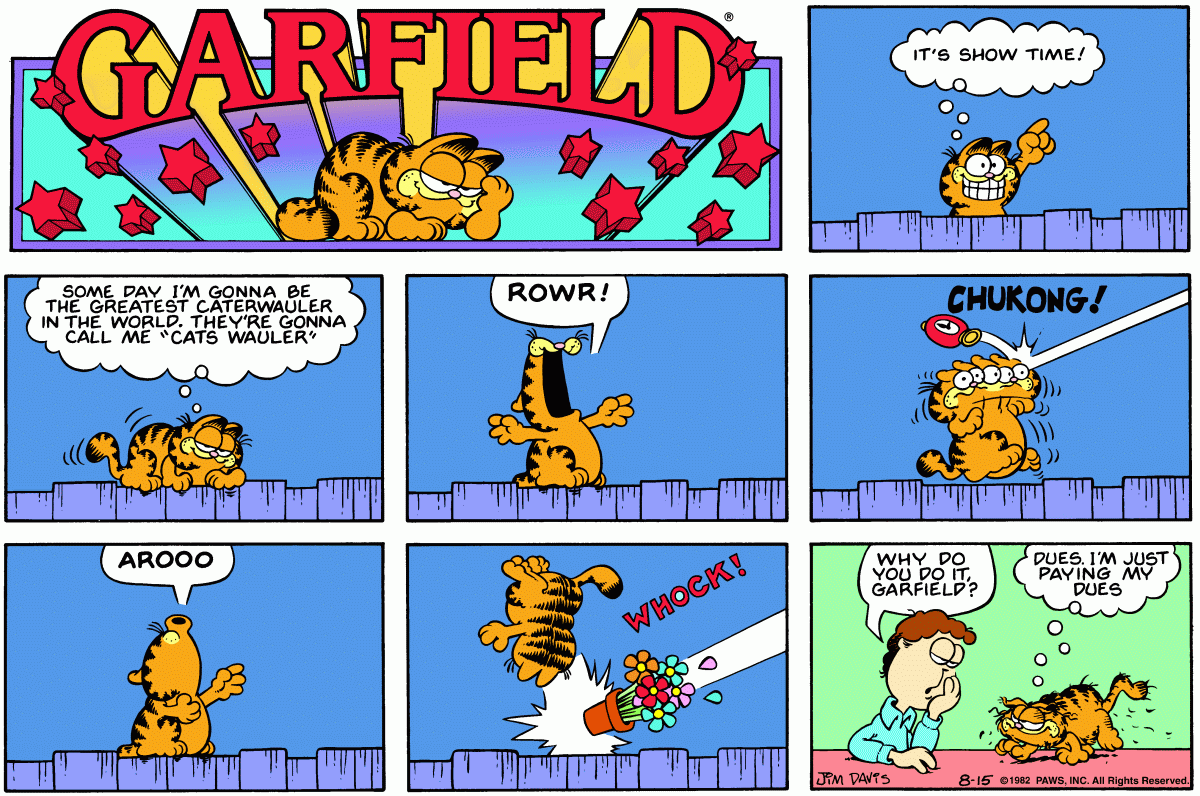 Garfield, August 15, 1982