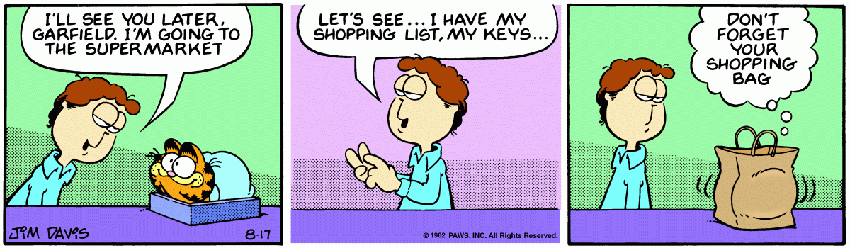 Garfield, August 17, 1982