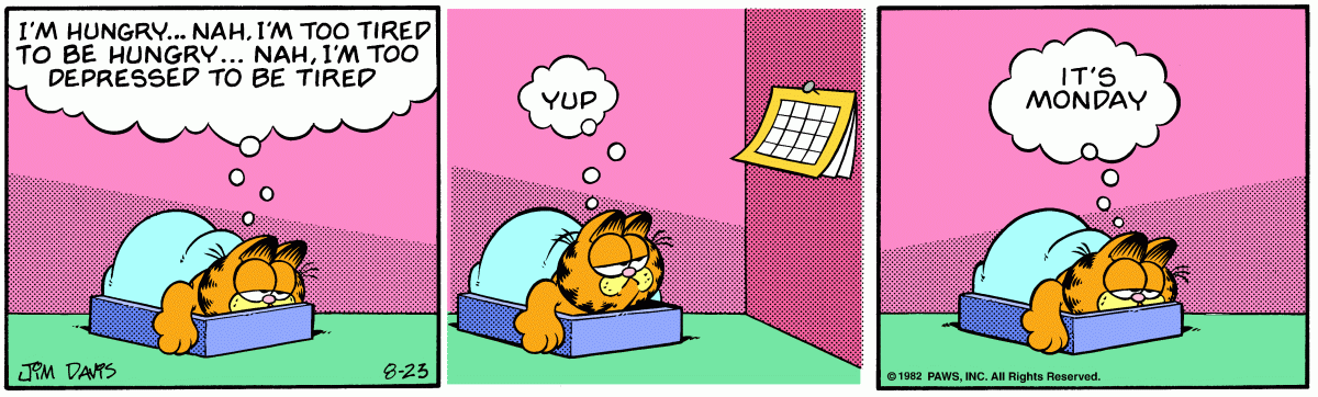 Garfield, August 23, 1982
