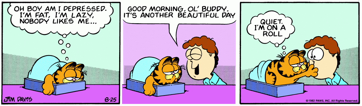 Garfield, August 25, 1982