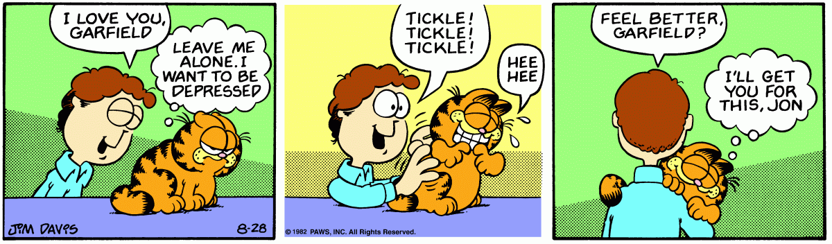 Garfield, August 28, 1982