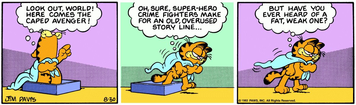 Garfield, August 30, 1982