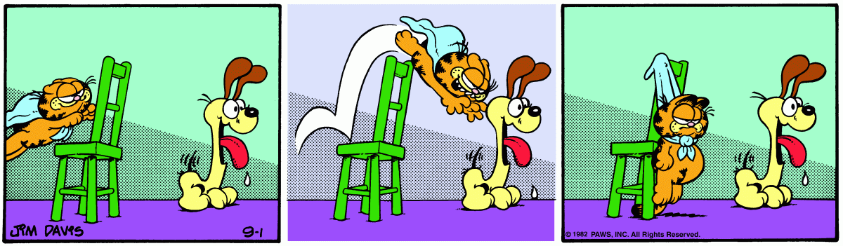 Garfield, September 1, 1982