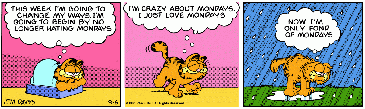 Garfield, September 6, 1982