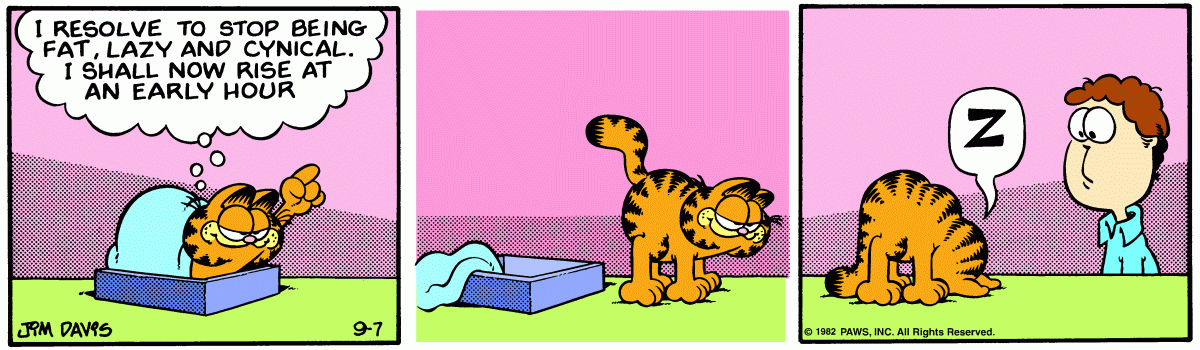 Garfield, September 7, 1982