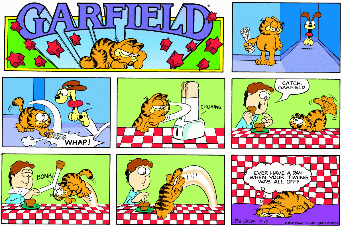 Garfield, September 12, 1982