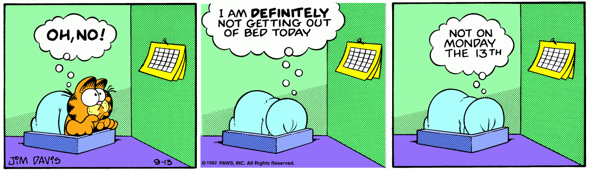 Garfield, September 13, 1982