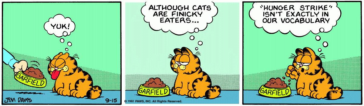 Garfield, September 15, 1982