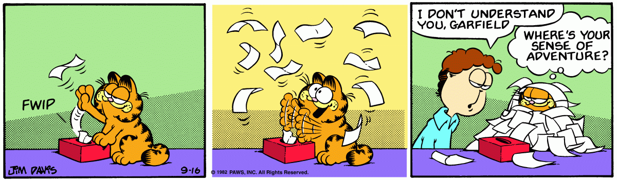Garfield, September 16, 1982